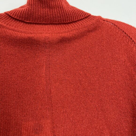 Skull Cashmere Catalina Cashmere Turtleneck Pullover Sweater in Jalapeno Size S - Picture 12 of 15